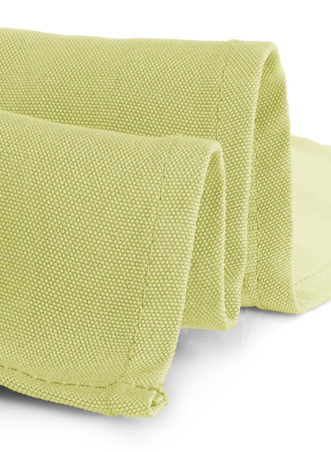 Gee Di Moda Square Tablecloth - 85 x 85 Inch Yellow Table Cloth for Large Square or Round Tables - Heavy Duty Washable Fabric - for Buffet Table, Holiday Party, Dinner, Wedding & Baby Shower - Image 2